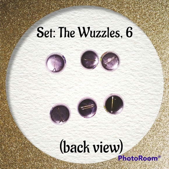 -🦋The Wuzzle's button set - Picture 2 of 3